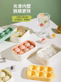 Sherry Mini Silicone Ice Ball Mold for Refrigerator, Food-Grade Ice Cube Tray