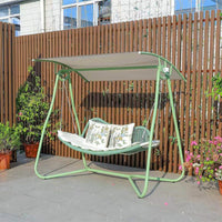 Outdoor Patio Garden Swing Chair Hammock Rocking Chair All-Cast Aluminum Balcony Swing