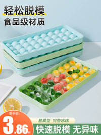 Spherical Ice Cube Mold with Lid, Food-Grade Silicone Ice Ball Maker for Whiskey and Cocktails, 24/36-Grid