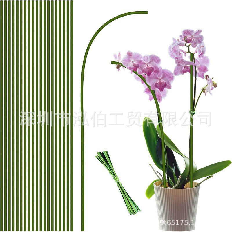 Bendable Plant Support Stakes for Potted Plants and Climbing Vines, Garden Plant Support Rods