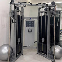 Commercial Dual-Arm Pulley Machine Multi-Functional Squat Rack Gym Equipment