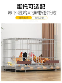 Automatic Cleaning Chicken Coop with Rain Cover and Nest Box for Outdoor and Indoor Use