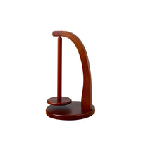 Wooden Rotating Yarn Holder with Magnetic Base for Knitting and Crocheting