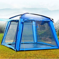 Outdoor Large Space Family Camping Tent with Mosquito Net and Waterproof Design
