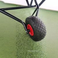 Foldable Garden Cart with Fabric Bag, Portable Yard Waste Collector, Outdoor Utility Cart for Leaves and Debris
