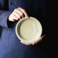 Ceramic Teapot Saucer Dry Bubble Tray Gaiwan Base Holder Round Kiln Fired Teapot Mat