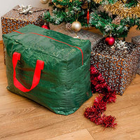 Christmas Tree Storage Bag with Zipper for Holiday Wreaths and Decorations