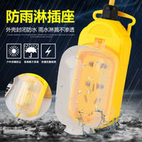 Outdoor Waterproof Extension Cord with Power Strip, Long Cable for Garden and Workshop