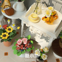 Miniature Clay Flower Pot Dollhouse Decor