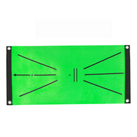 Golf Swing Practice Mat with Impact Trace for Indoor Outdoor Training