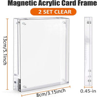 Acrylic Sports Card Display Stand Transparent Graded Card Holder Photo Frame