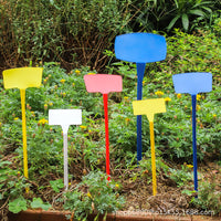 Angled Plant Markers Thickened Garden Stakes Plastic Rice Paddy Experiment Tags