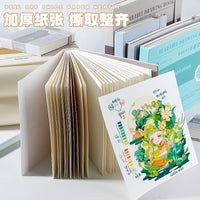 Tearable Hand-Painted Watercolor Sketchbook Portable Pocket Thick Student Art Professional Acrylic Cardboard Drawing Book