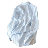 Women's Loose Summer Lace Hollow Out Blouse Thin Sun Protection Shirt
