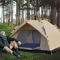 Automatic Pop-Up Camping Tent, Portable Waterproof Outdoor Shelter for Hiking and Backpacking