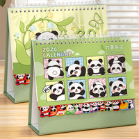 2026 Cartoon Desk Calendar for Kids, Creative Tabletop Ornament & Study Planner