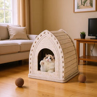 Felt Cat Cave House Outdoor Shelter for All Seasons