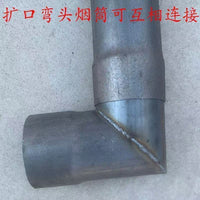 Thickened 90-Degree Elbow Steel Pipe for Stove Chimney Modification
