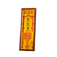 Chinese New Year Lucky Coin Photo Frame Desktop Ornament for Home Decor and Gifting