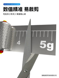 Embossed Anti-Explosion Double-Core Fishing Sinker with Scale, Quick Lead Seat