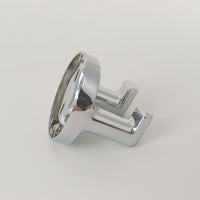 Zinc Alloy Double Wall Hook for Coats, Hats, and Bathroom Accessories