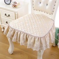 European Style Dining Chair Cushion Set, Non-Slip Seat Pads for Home Dining Chairs