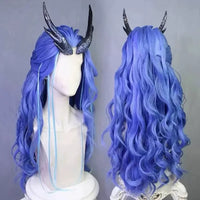 Ao Run Dragon King's Aunt Cosplay Costume Set for Kids with Wig and Horns