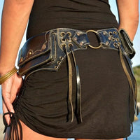 Medieval Steampunk Retro Waist Bag Phone Pouch for Halloween Cosplay Viking Costume Accessory