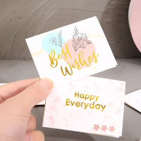 Creative Hot Stamping Greeting Cards for Birthdays and Gifts