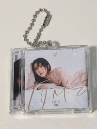 G.E.M. Mini Album CD NFC Keychain Pendant for Fans, Creative Backpack Gift