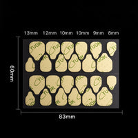 YUOK Jelly Adhesive Tabs for Press-On Nails - Invisible, Reusable, Strong Hold Double-Sided Nail Glue Stickers