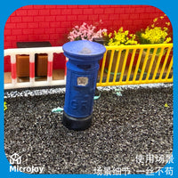 1/64 Scale Retro Mailbox Model for Diorama and Micro Landscape Decoration