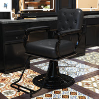 Hydraulic Reclining Barber Chair for Hair Salon