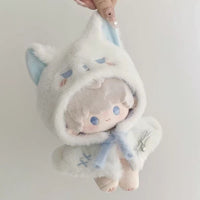 Doll Clothes Animal Star Headgear Cloak for 10cm/20cm Dolls