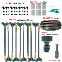 Adjustable Universal Nozzle Automatic Watering System for Plants, Cooling, Humidification, and Drip Irrigation Kit