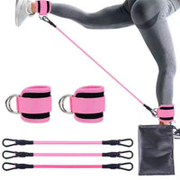 Ankle Resistance Band Set for Taekwondo, Jump Training, and Leg Strength
