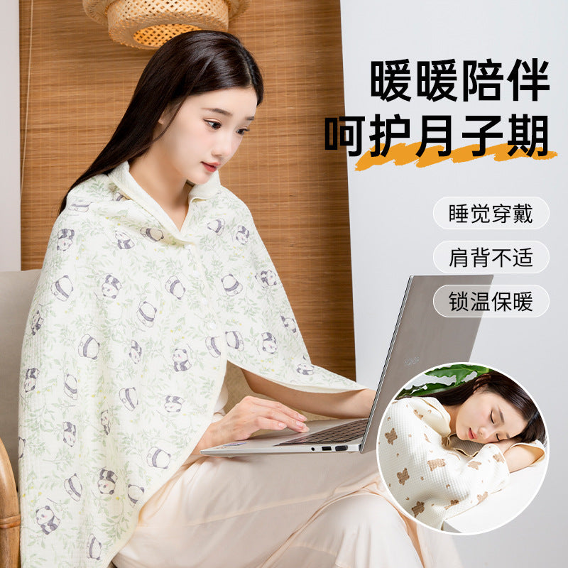 Maternity Nursing Shawl Blanket for Autumn/Winter - Warm Breastfeeding Cover Up