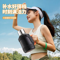 316 Stainless Steel Insulated Water Bottle with Handle for Travel and Outdoor Use