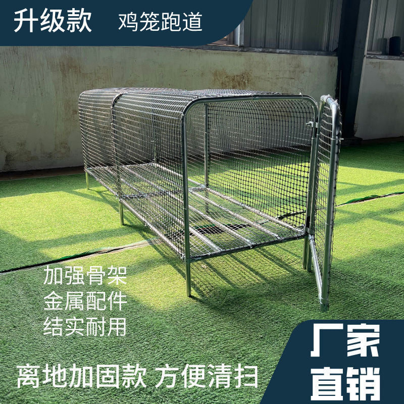 Modular Outdoor Chicken Run Tunnel with Anti-Predator Wire Mesh for Poultry
