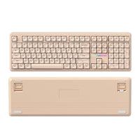 FURYCUBE IP108 Mechanical Feel Wireless Bluetooth Keyboard with RGB Backlight