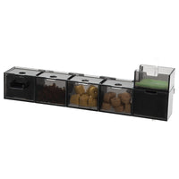 3-in-1 Aquarium Filter Box with Oxygenation for Turtle Tanks and Fish Tanks, Wall-Mounted/Top/Internal Silent Water Purifier