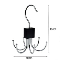 Multi-functional Rotating 6-Claw Belt Hanger for Scarves, Hats, and Ties