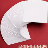 Blank Cardstock Paper for DIY Handwriting, Drawing, and English Word Cards - Thick White Cardboard