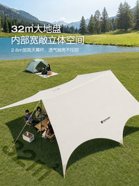 SOYON Quick-Setup Black Glue Tarp Tent for Outdoor Camping, Sun Protection, and Shade