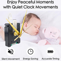 DCF Radio Controlled Clock Movement with Automatic Time Synchronization and Hands