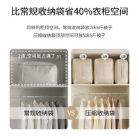 Large Capacity Visible Quilt and Clothing Storage Bag for Moving and Travel