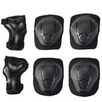 Unisex Skateboard Scooter Protective Gear Set for Knees, Elbows, and Palms