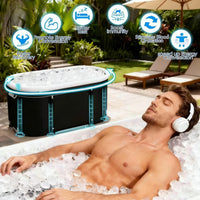 Portable Inflatable Ice Bath Tub for Cold Therapy and Outdoor Use