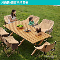 Portable Folding Camping Picnic Table and Chair Set for Outdoor Activities