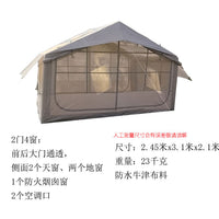 Inflatable Camping Tent for 4-8 People, Automatic Setup, Waterproof, Windproof, Large Opening
